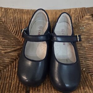 L'Amour Kids Black Mary Jane Shoes